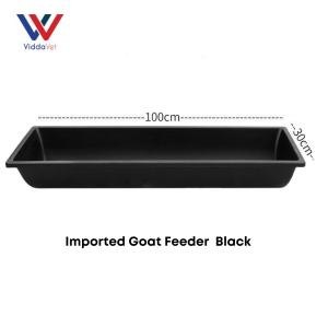 Viddavet trough feeder goat water feeder 100x30x18cm for goat feeder for goat rumsol grower goat plastic feeder