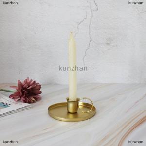 [COD] kunzhan Candlestick Candle Holder Wedding Party Vintage Retro Style Desktop Adornment
