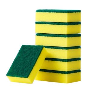 Classic dishwashing sponge scouring pad dishcloth kitchen double-sided cleaning brush