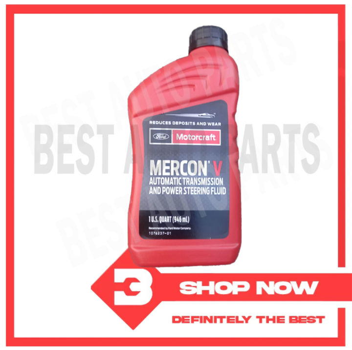 Motorcraft Mercon V Automatic Transmission Fluid XT5QMC - 14 Quarts - For Ford