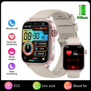 2025 Premium Womens Health Smartwatch - 1.96" HD AMOLED Touch Screen Sleep Fitness Tracker Men 100+ Sports Modes IP68 Waterproof Bluetooth Calling Sleep/Stress tracking iOS Android Compatible - Perfect Valentines Day/Mothers Day Gift for Her
