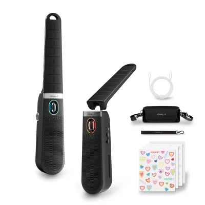 Enya CYBER-G Pocket Guitar 0.8KG Foldable & Portable Smart InstumentBuilt-in Speaker & 15 Instrument TonesStringless Smart Guitar for Beginners Adults & TravelMuisc Gift