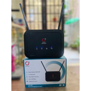 Bộ phát wifi từ sim 4G Ax8 Pro ( 32 user ) - 2 Anten + 4 cổng LAN/WLAN siêu khủng Cục Phát Sóng Wifi Tốc Độ Cao Ổn Định 300MB/S