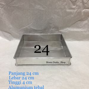 Loyang bolu gulung 24X24X4cm/Loyang lapis/cetakan kue/Loyang kue/alat dapur/alumunium/Loyang/bisa cod