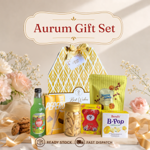 Aurum Gift Bag - Famous Amos Cookie Beryls Alfredo Chocolate Paper bag Halal Event Gift