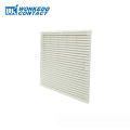 9806-300 Industrial Electrical Cabinet Ventilation Set Cover Dustproof Louver Blower Exhaust Cooler Filter Panel Without Fan. 