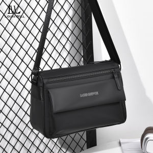 LouisWill Mens Shoulder Bag Waterproof Film Bag Casual Cross Body Bag Fashion Messenger Bag Travel Bag Business Bag Large Capacity Phone Bag Lightweight Bag Leisure Sport Street Bag for College Student