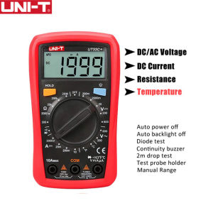 UNI-T UT33A+ UT33B+ UT33C+ UT33D+ Plus Pocket Multimeter Digital Ammeter Voltmeter Professional Resistance Measure Multi Meter