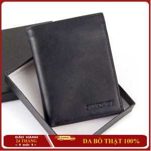 Ví nam da thật Chakovet CKV.223 Bóp Nam da bò dáng đứng đựng tiền thẻ ATM giấy tờ xe Kiểu ví nam nhiều ngăn có khóa kéo phong cách thời trang nam hiện đại bền đẹp sang trọng (màu Nâu Đen)