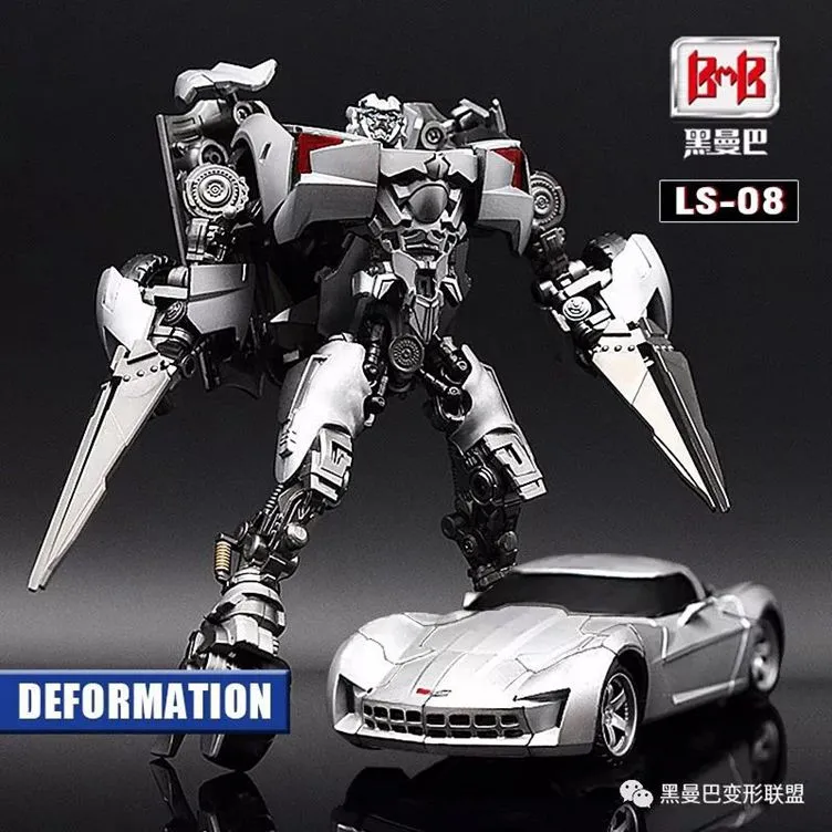 BMB LS-08 TRANSFORMER CORVETTE ASSASSIN - SIDESWIPE 16CM ACTION