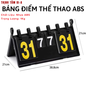 [THỊNH TÂM] Bảng Điểm Lật Tỉ Số Thể Thao Bida -Bóng bàn - Bóng chuyền -Cầu lông - Bóng rổ -Tennis