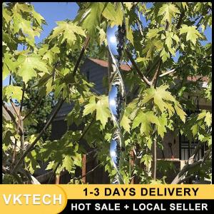 เครื่องไล่แมลงไฟฟ้าสำหรับกลางแจ้งพร้อมสปริงสะท้อนแสงแบบหมุนได้ เหมาะสำหรับป้องกันยุงและแมลงบินในสวนและลานบ้าน