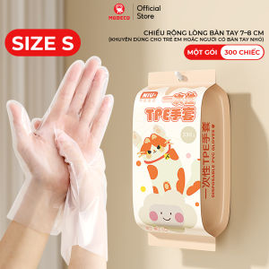 Găng Tay TPE Dùng Một Lần Modeco Loại Dày - An Toàn Thực Phẩm 300 Cái – Siêu Dai Chống Thấm