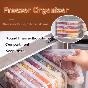 [Ready stock] Refrigerator-specific frozen meat compartments with stackable fresh-keeping boxes and safe frozen storage boxes
