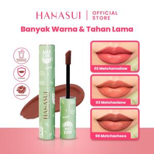 Hanasui Mattedorable Lip Cream Matcha Latte Edition