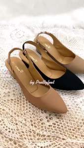 Prettyfeet VENUS Plus Size Slingback Heels Women - Kasut Tinggi Perempuan - Heels For Plus Size -Size 41-45])