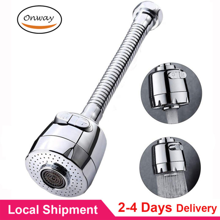Kitchen Sink Faucet Spray Head, Onway 360°Swivel PullOut Spray Head
