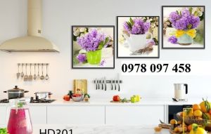 Tranh dán phòng ăn - tranh gạch men
