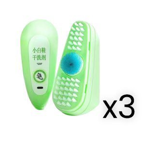 White Shoe Cleaner Decontamination Whitening De-Yellow Sneaker Cleaner Washing And Shoes Brushing Tool