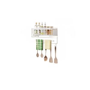 SG Stock Magnetic Fridge Organizer Space-Saving Fridge Holder Strong Adhesive Free Standing Rack For Kitchen Apartment