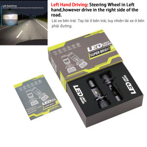 H4 Led Mini Projector Automobiles Bulb 75W Conversion Kit Hi/Lo Beam Cut-shape Headlight 12V/24V LHD RHD