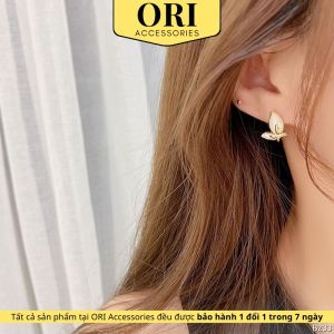 Bông tai nữ cánh bướm dáng nhỏ Kiera tinh tế thời trang ORI ACCESSORIES B233