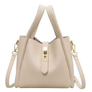 Versatile Womens Bucket Bag in PU Leather Crossbody Bag for Work and Travel Stylish Shoulder Bag with Spacious Interior