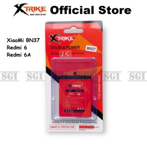 Baterai XTRIKE Double Power XiaoMi BN37 Redmi 6 6A Batre Batrai Battery Handphone HP Xiao Mi BN 37