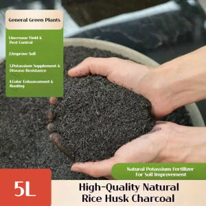 10L/5L Premium Carbonized Rice Hull With Potassium Fertilizer Potted Mix To Soil Used For Garden Plants Universal Organic Nutrient Soils