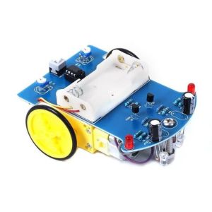 DIY Kit Robot Tracking Line Follower Smart Car Edukasi Smart Car Analog Pengikut Garis