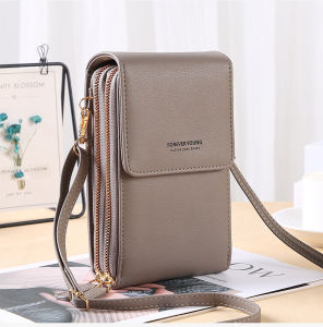 FOREVER YOUNG Dompet Pocket Tempat Hp Wanita Tas HP Wanita Dompet Korea Serbaguna Tas Dompet Multifungsi Tempat HP Tas Selempang Wanita