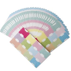 GINKG Personalized 120pcs File Tabs Office Stationery Notebook Planner Index Tab Flags Index Label Sticker Book Pages Markers Self-adhesive Paper Tabs
