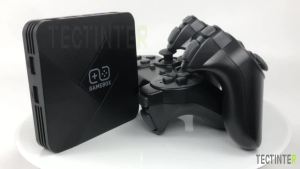 Dual-System 4K วิดีโอเกมคอนโซลทีวีเครื่องเล่นเกมไร้สาย Gamepad ในตัวเกม128G รองรับ Nds PS1 Psp N64