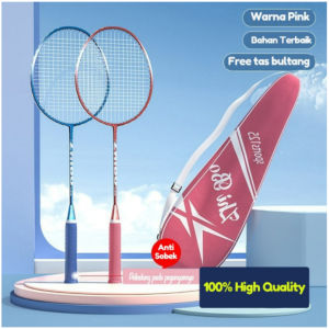 [COD]PAKET Raket Badminton Paketan Termurah Bisa Cod [2RAKET+ 3KOK+1TAS]