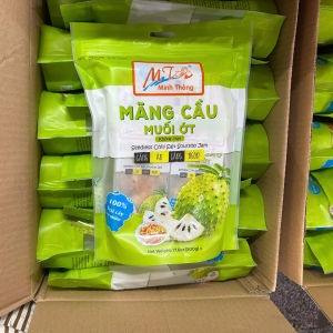 (Date 2027) Mãng Cầu Muối Ớt Minh Thông - Hàng chuẩn xuất khẩu - Gói 500g Ăn Vặt sạch