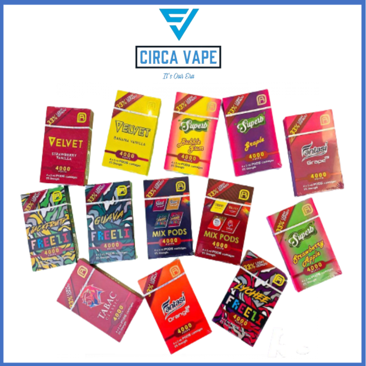 CircaVape Original Nanopod Neo V2 4 in 1 Replacement Flavour Cartridges