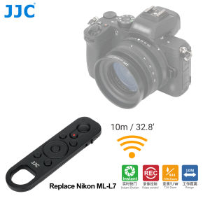 JJC ML-L7 Bluetooth Wireless Remote Control Commander for Nikon Z5 Z6 II Z7II zZ30 Zfc Z50 COOLPIX P950 A1000 B600 P1000 Camera Have Instant Shutter Video Control T/W Zoom Function