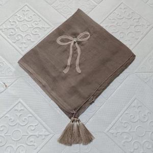 HIJAB PARIS COQOETTE SEGI EMPAT BORDIR PITA MUTIARA