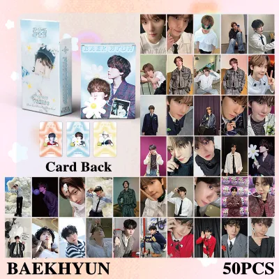 50pcs/box BLACKPINK ENHYPEN IVE WONYOUNG AESPA Laser Card Photocards LOMO Card Album KPOP Postcard