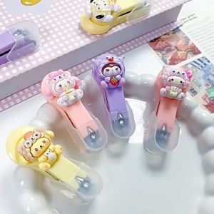 Pemotong Kuku Kartun Cute Cartoon Nail Clipper Stainless Steel Portable Nail Cutter Manicure Tool