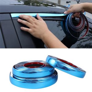 CCWOLF Auto Body Molding Chrome Molding For Trucks Automotive Trim Silver Soft PVC Chrome Moulding Line Car Line Trim Strip