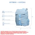 HYENA x HYTRIX  [RM509] - Colour Pop  Drawstring Backpack Water reppelent - Tas Ransel Wanita Serut Mini Tas Fahion Korea Stylish. 