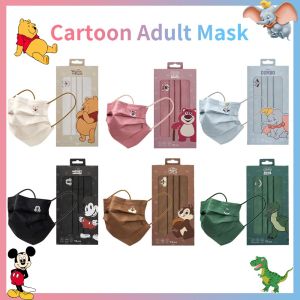 Hourser 50Pcs adult cartoon cute mask Three-layer Protective face mask for men and women mask merdeka