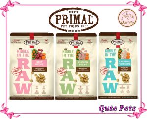 Primal Cat Kibble in the Raw Freeze Dried 1.5lbs | Chicken | Chicken &Fish | Beef