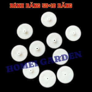 10 bánh răng nhựa 2 tầng 50 + 10 răng làm mô hình DIY Stem Steam chất lượng cao - HM0549