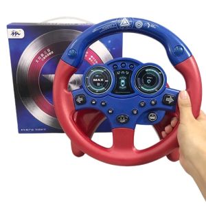 #Readystock English Version Music Simulation Steering Wheel Early Educational Intelligent for Kids Child Children Boy