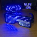 KEDAH LED Glasses Mix 4 Colors IN 1 Glasses Spec Mata LED Luminous Glasses Cermin Mata Lampu. 