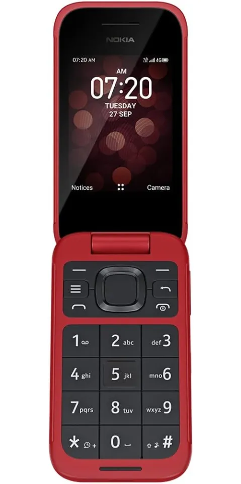 Nokia 2780 Flip | Desbloqueado | Verizon, AT&T, T-Mobile | Rojo