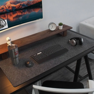 Mairuige Mouse Pad XL Anti Slip Felt Desk Mat 900x400x3mm - EZ142 - Dark Gray