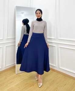 Rok Jersey / Rok Panjang / Rok Kerja / Rok Panjang Dewasa / Rok Wanita Kasual / Rok Mayung